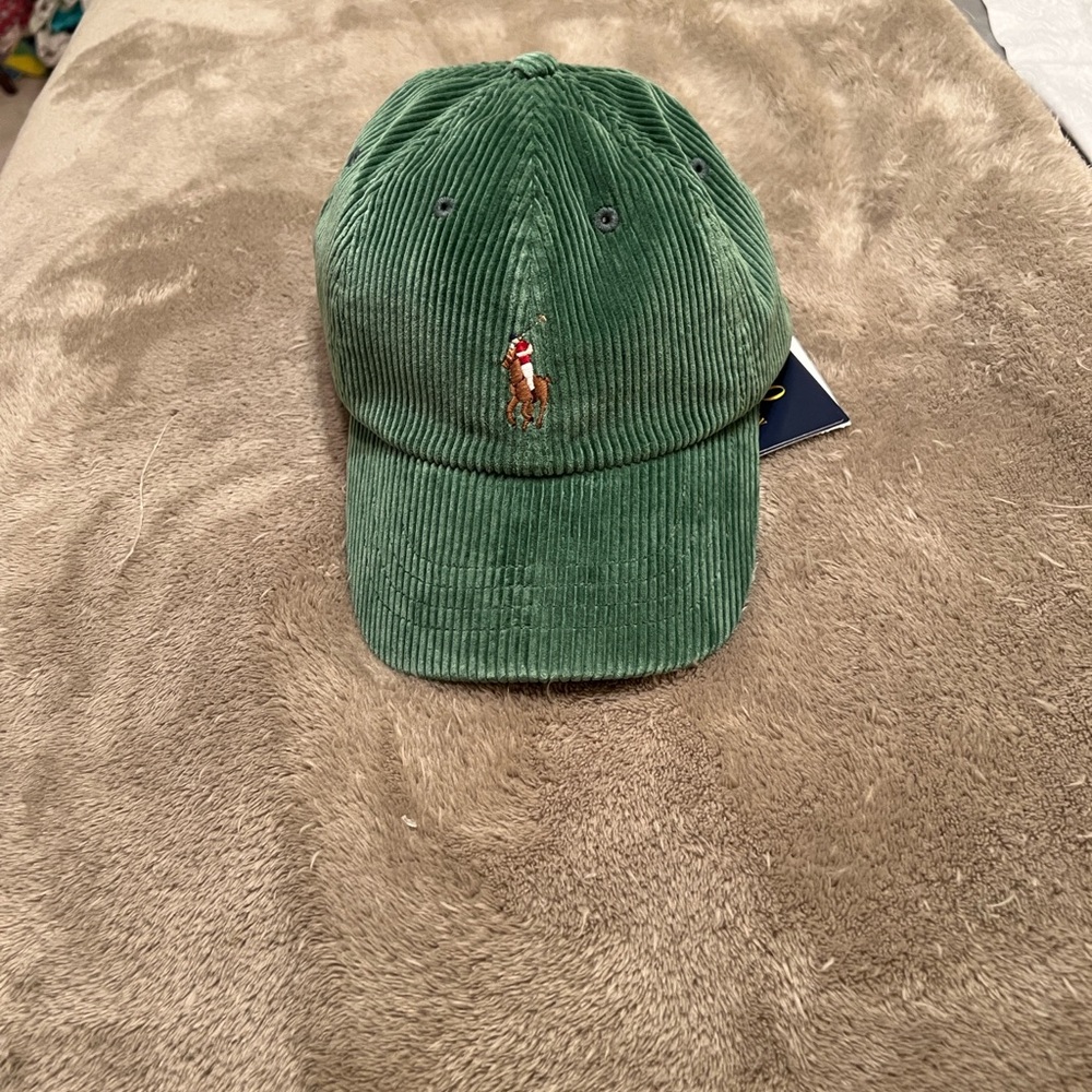 Polo by Ralph Lauren Green Corduroy Hat